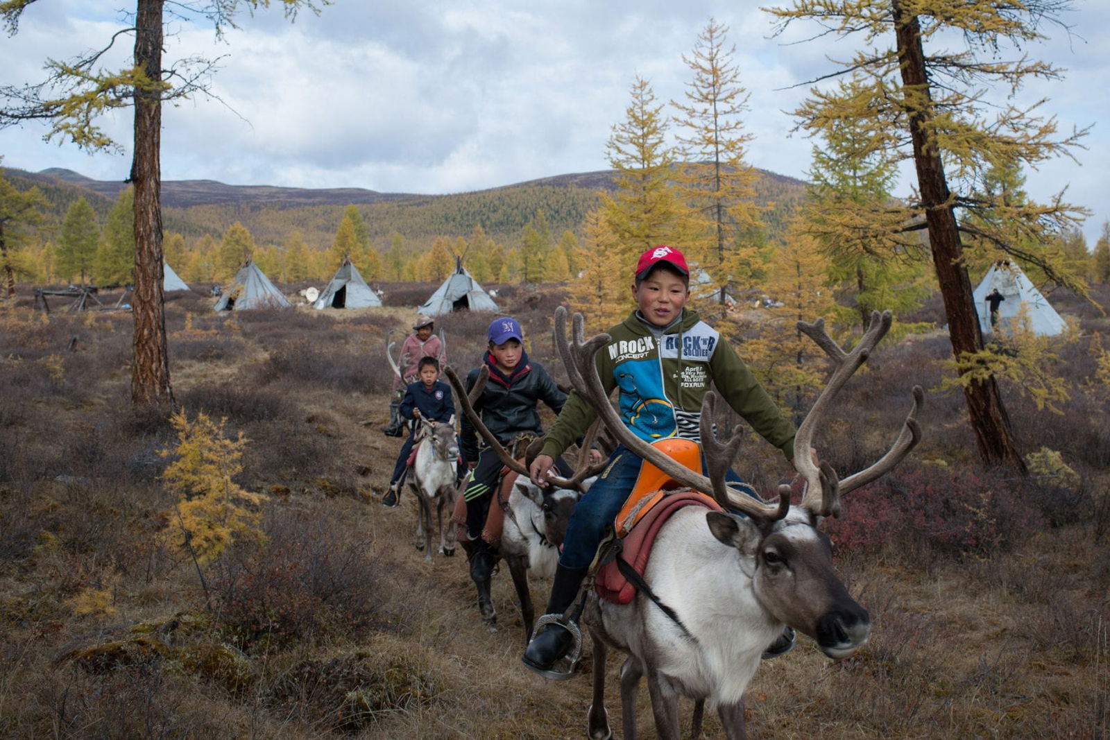 The Tsaatan people, Mongolia, photography series by Madoka Ikegami, reindeer herders