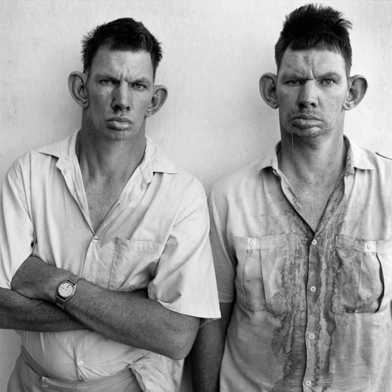 Black and White Photography Roger Ballen Dresie Casie twins South Africa