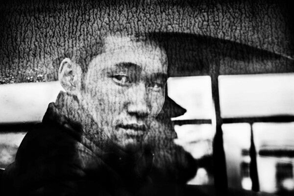 Black and White portrait in Ulaanbaatar, Mongolia, 2012, by Jacob Aue Sobol