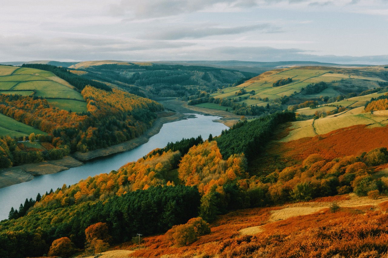 color landscape photo of british countryside by Daniel Casson