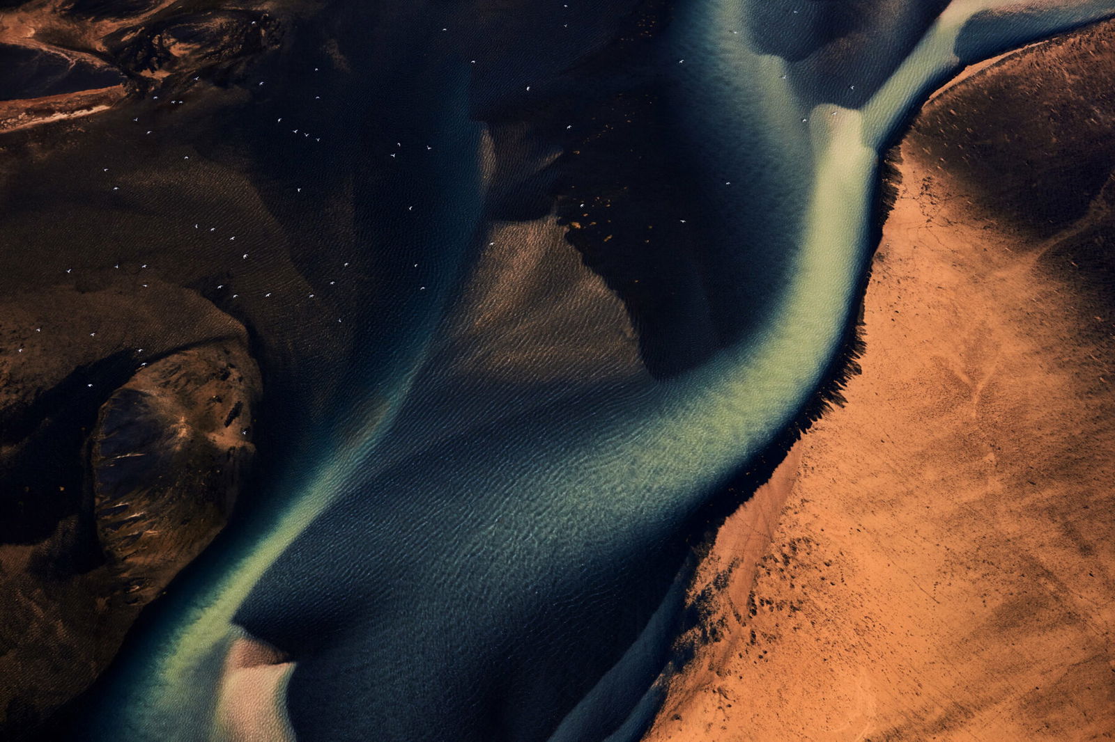 minimal color aerial landscape photo by Brooke Holm