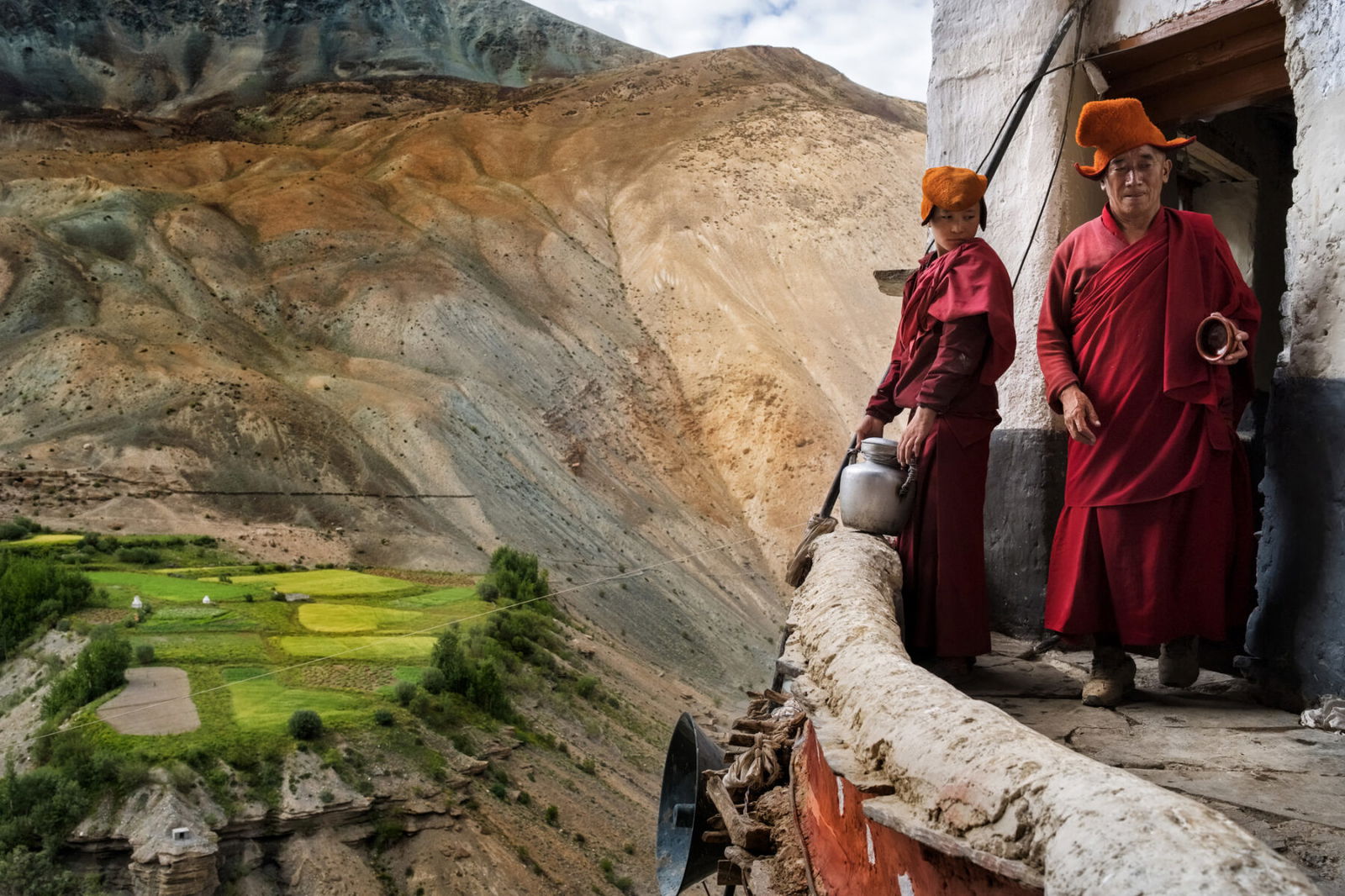 color travel photo of Phuktal monastery, India by Andrea Peruzzi