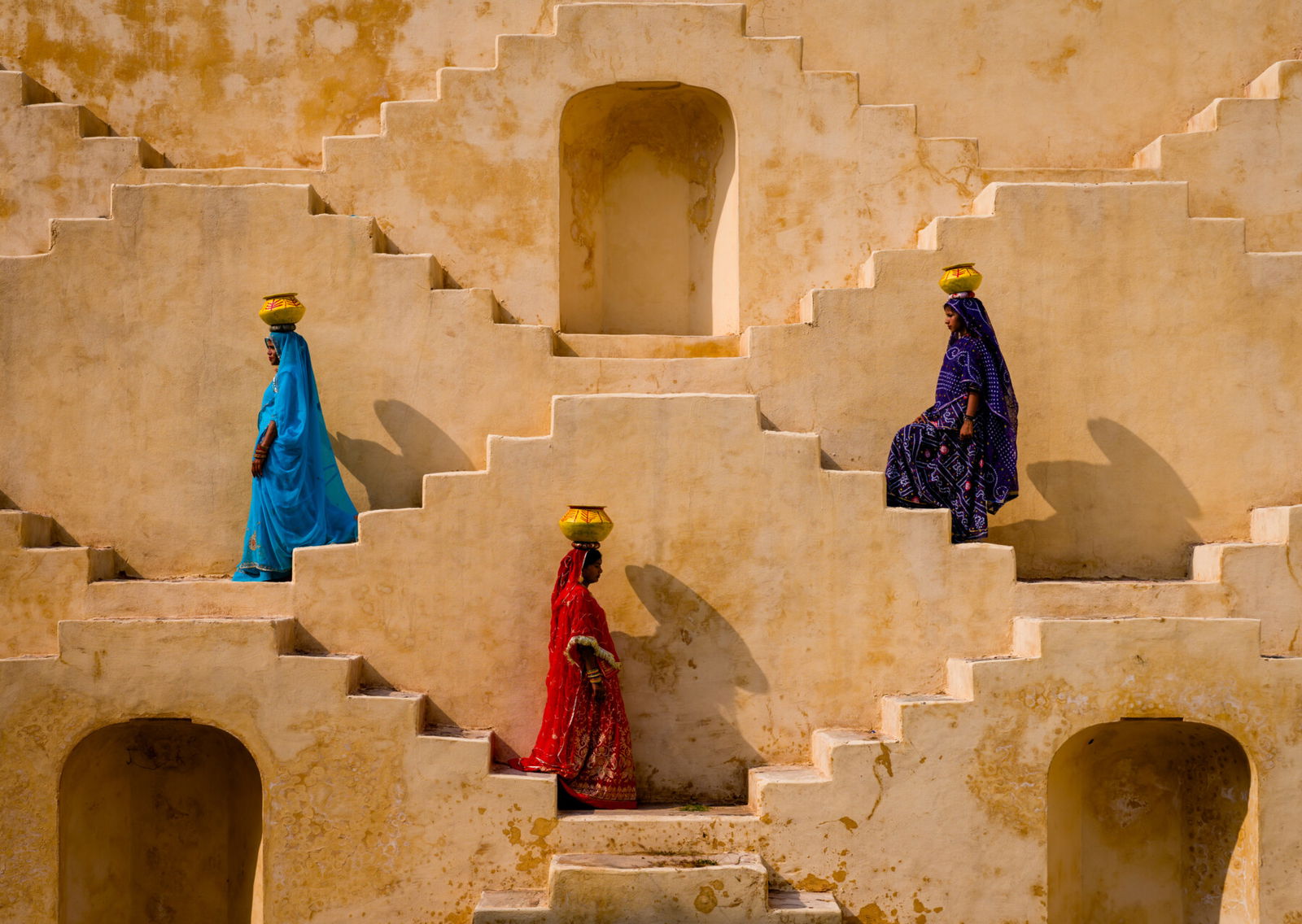 Award - color travel photo of Stepwells in Rajasthan, India by Barry Crosthwaite