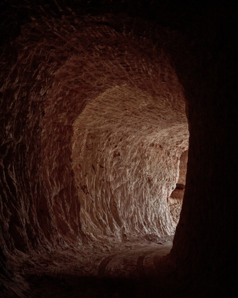 Documentary photography by Mattia Panunzio.Entrance to a mine