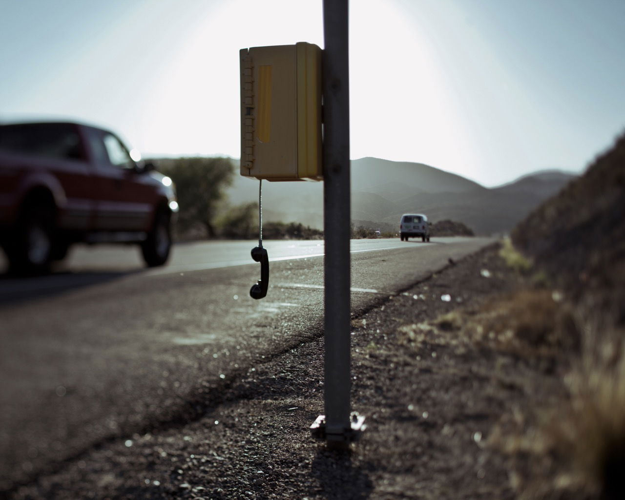 Photo of a payphone in Mexico by Cristina de Middel