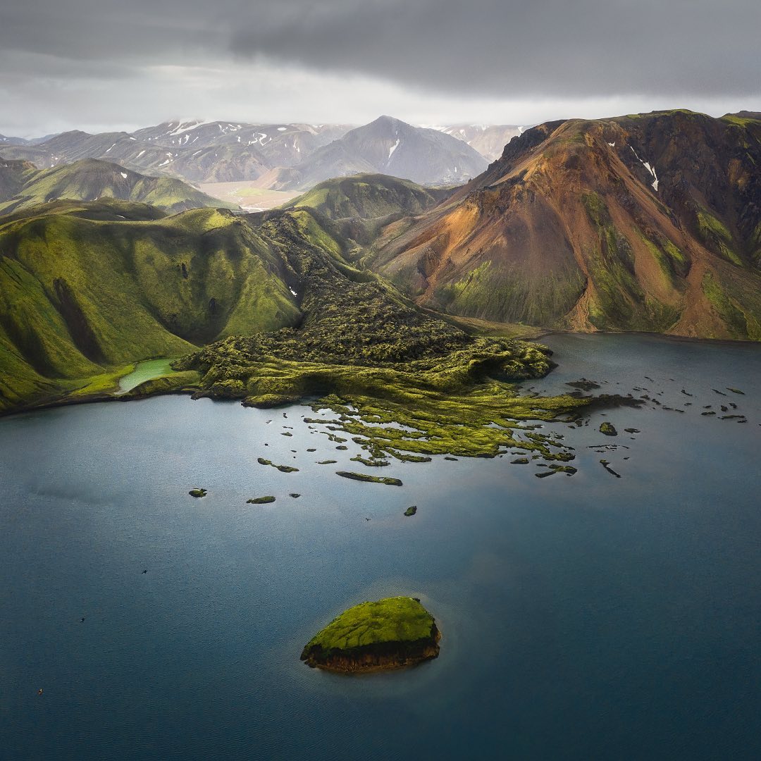 color photo of active Volcanos in Iceland by Kai Hornung