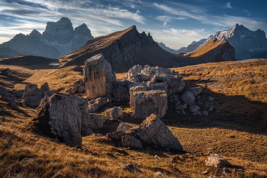 color landscape photo of mountaines by Kai Hornung