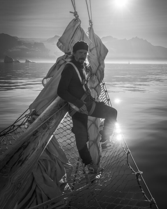 black and white portrait photo of Tobias Hägg