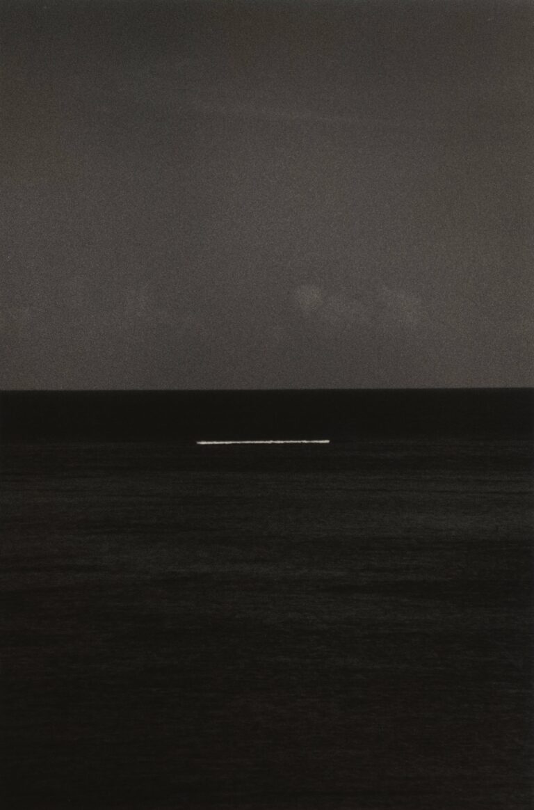 B&W photo of an ocean Yamamoto Masao, from the book Small Things in Silence