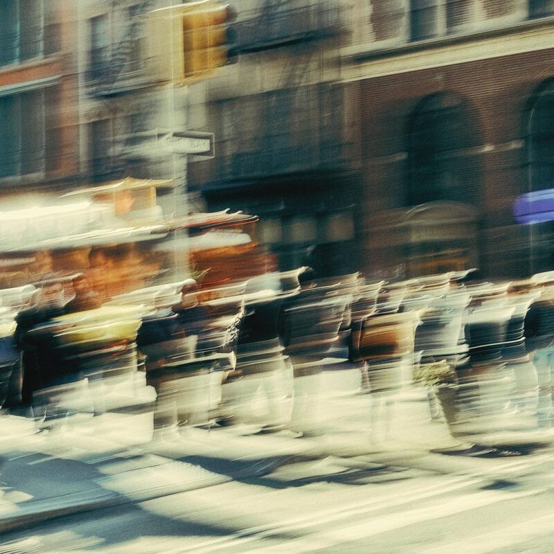 Color abstract street photo by Aleksandr Babarkin