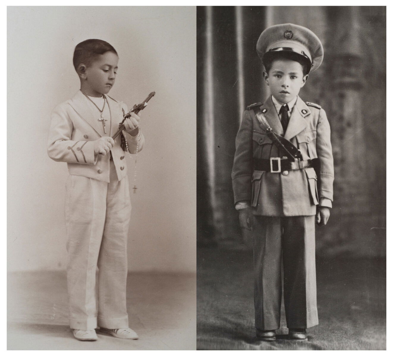 Archive photo of two young boys of by Marisol Mendez