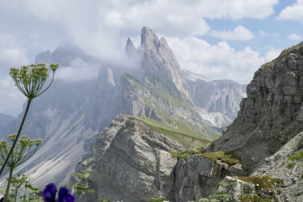 Color landscape photo of Dolomites, Italy, by Pauline Guinet