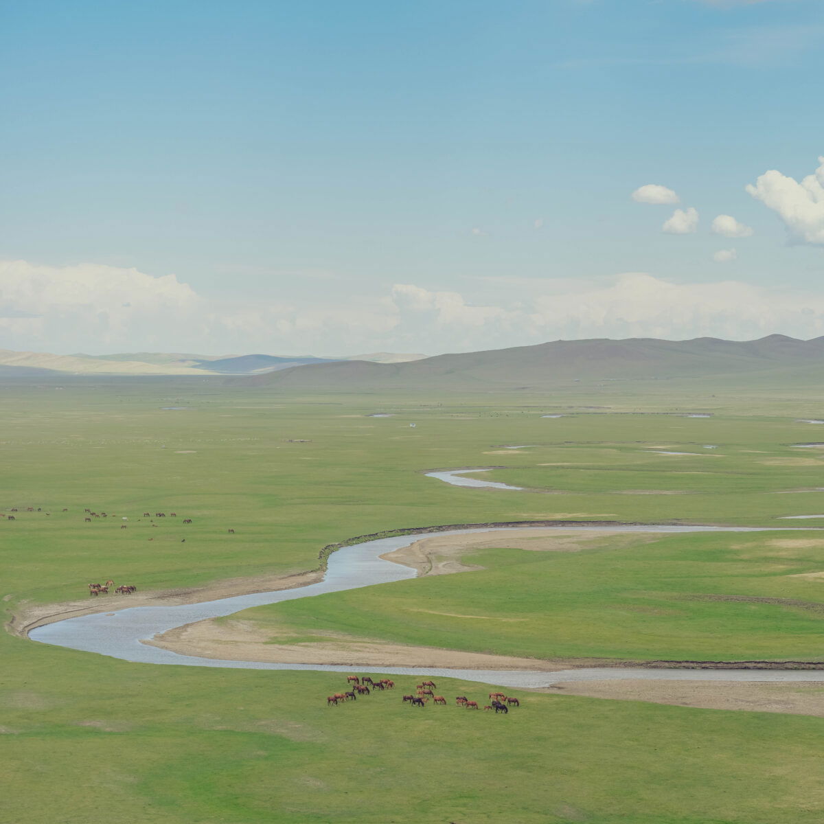 Color film landscape photo of inner Mongolia by Yuzhang Su